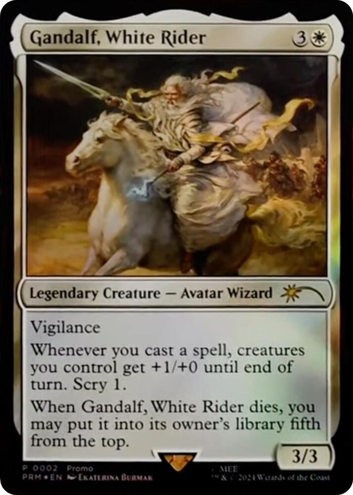 Gandalf, White Rider [Unique and Miscellaneous Promos] 2