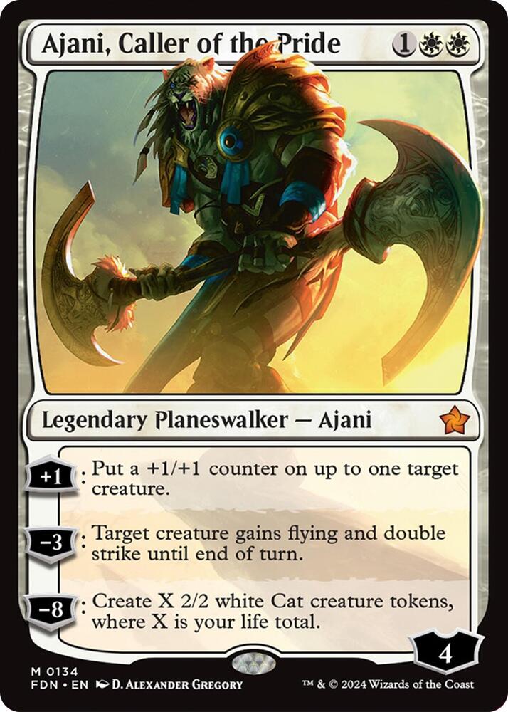 Ajani, Caller of the Pride [Foundations] 134