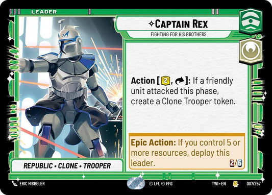 Captain Rex - Fighting For His Brothers [Twilight of the Republic] 007/257