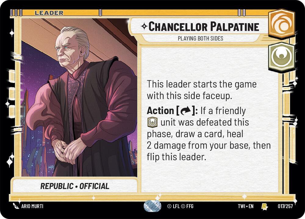 Chancellor Palpatine - Playing Both Sides [Twilight of the Republic] 017/257