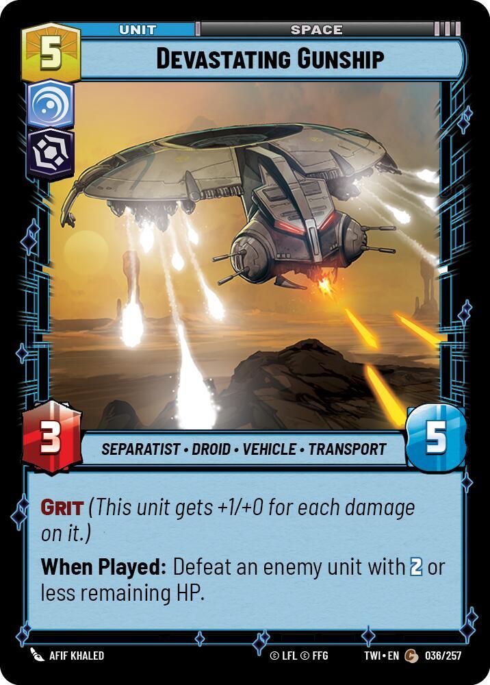 Devastating Gunship [Twilight of the Republic] 036/257