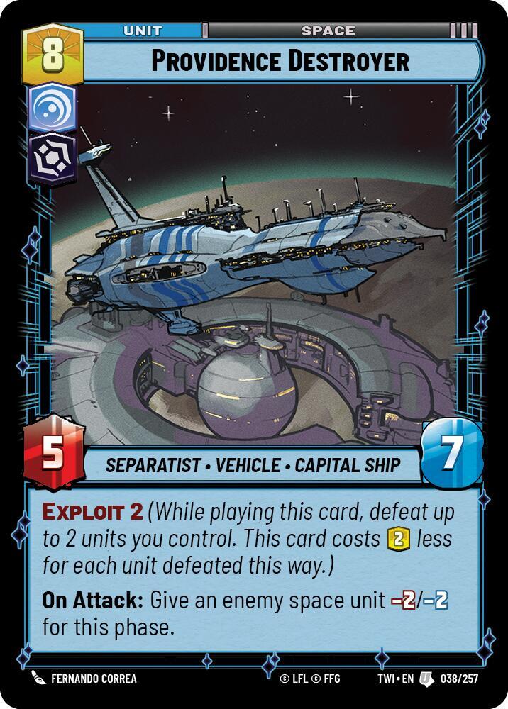 Providence Destroyer [Twilight of the Republic] 038/257