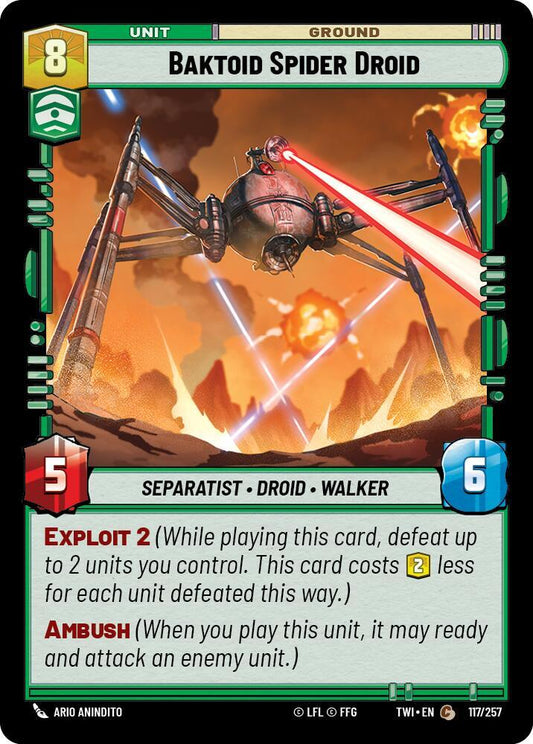 Baktoid Spider Droid [Twilight of the Republic] 117/257
