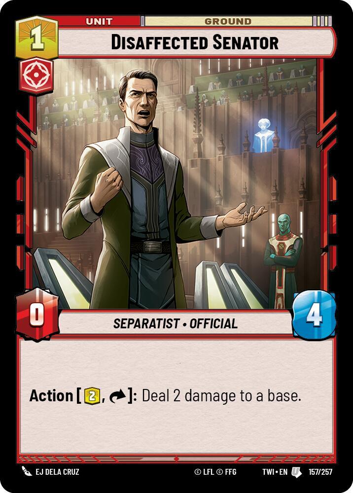 Disaffected Senator [Twilight of the Republic] 157/257