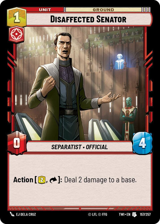 Disaffected Senator [Twilight of the Republic] 157/257