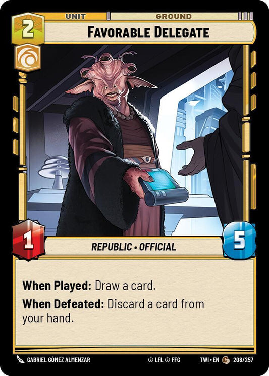 Favorable Delegate [Twilight of the Republic] 208/257