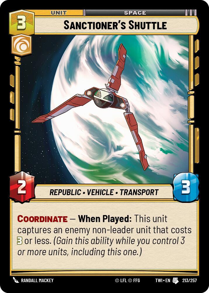 Sanctioner's Shuttle [Twilight of the Republic] 213/257