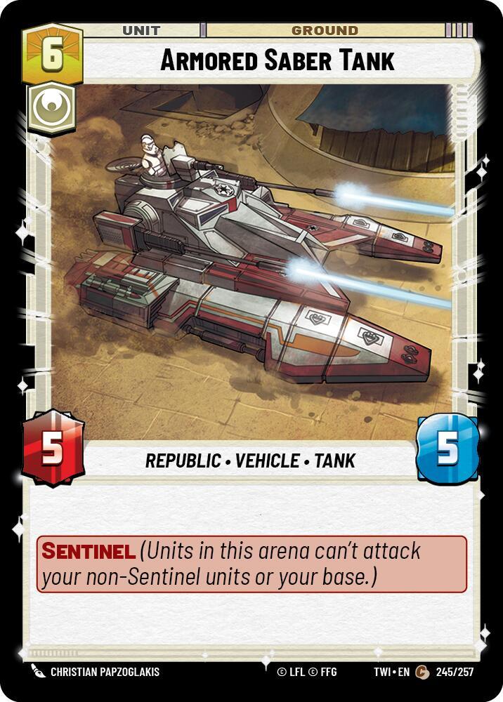 Armored Saber Tank [Twilight of the Republic] 245/257