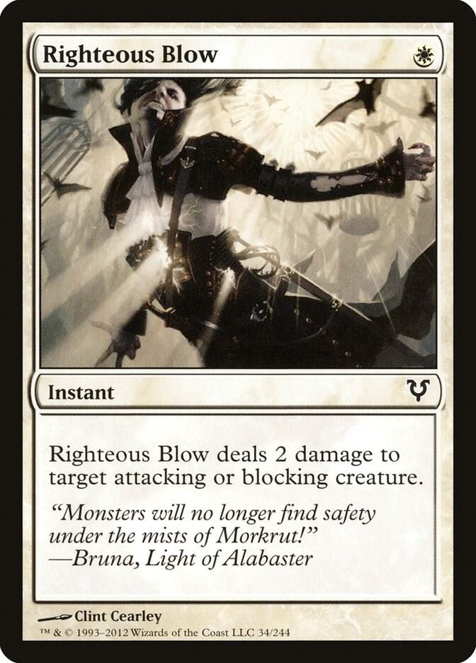 Righteous Blow [Avacyn Restored] 34