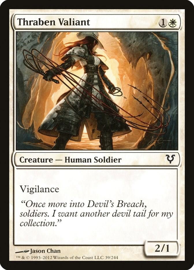 Thraben Valiant [Avacyn Restored] 39