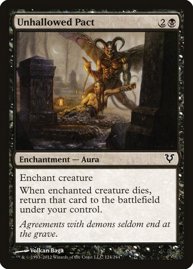 Unhallowed Pact [Avacyn Restored] 124