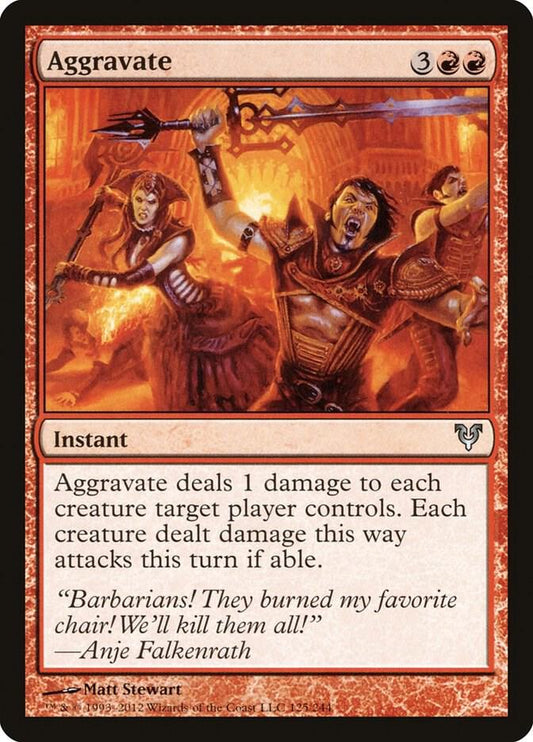 Aggravate [Avacyn Restored] 125