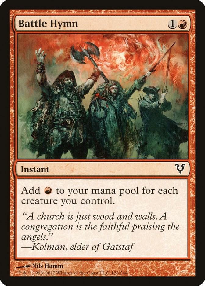 Battle Hymn [Avacyn Restored] 128