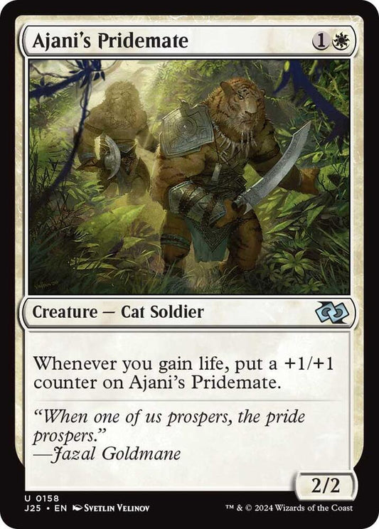 Ajani's Pridemate [Foundations Jumpstart] 158