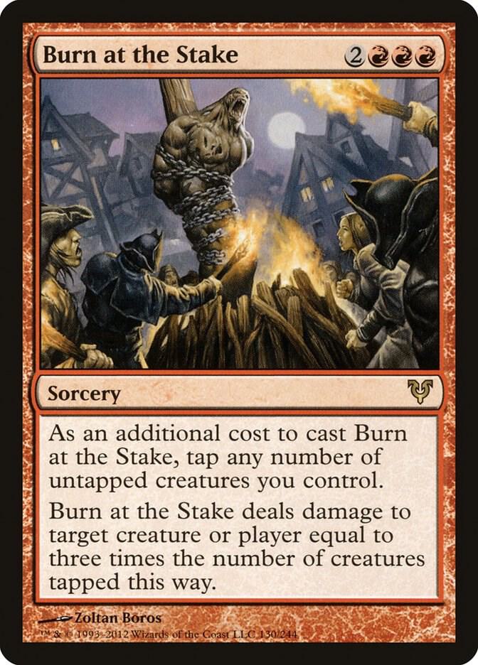Burn at the Stake [Avacyn Restored] 130