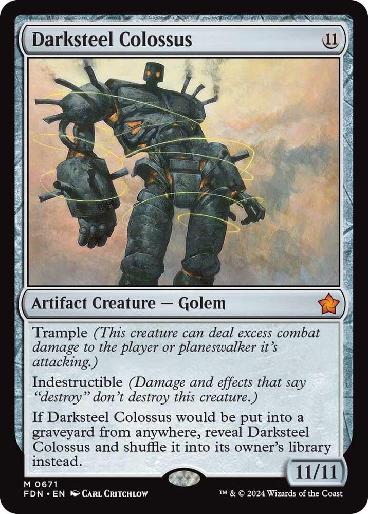 Darksteel Colossus [Foundations] 671
