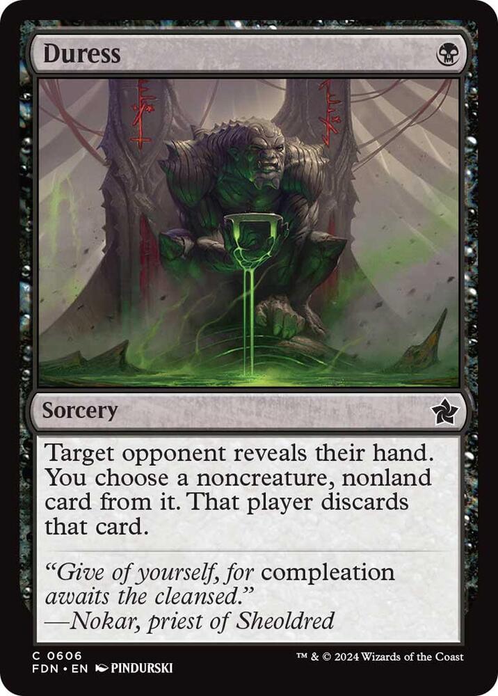 Duress [Foundations] 606