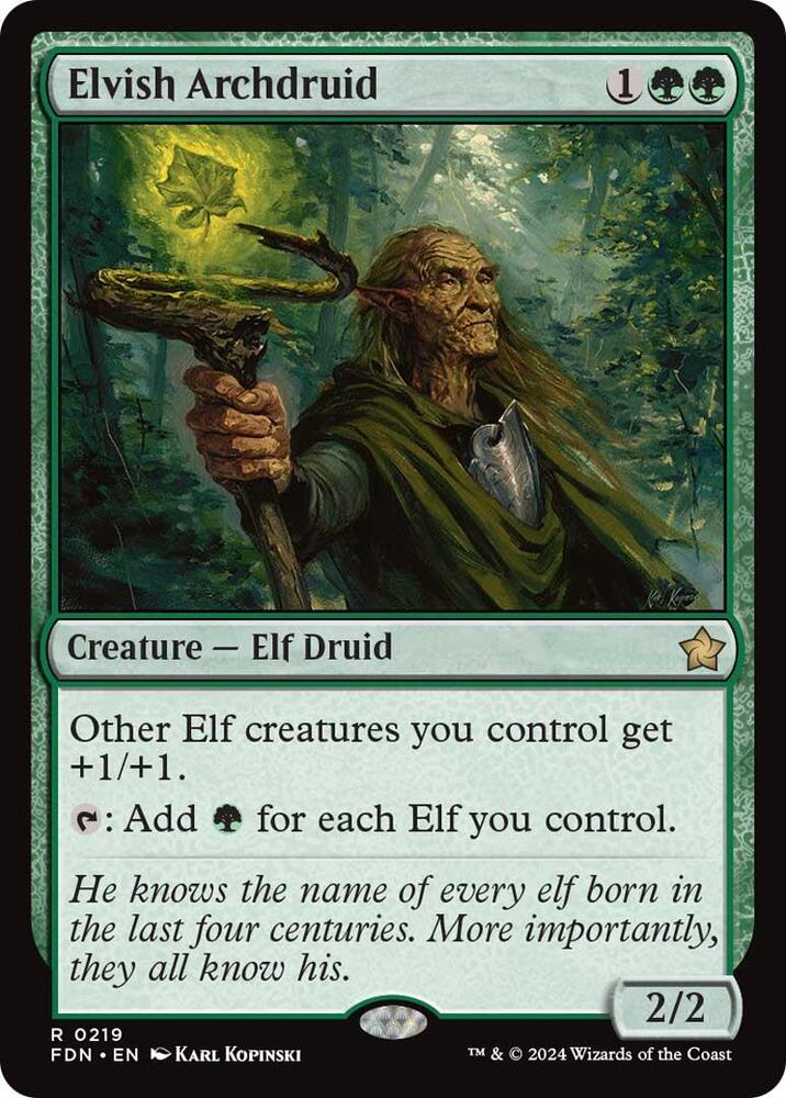 Elvish Archdruid [Foundations] 219