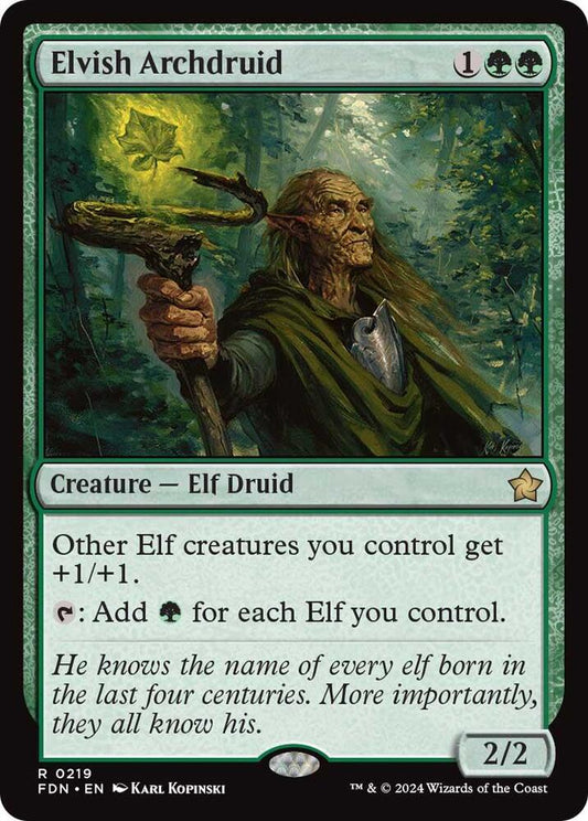 Elvish Archdruid [Foundations] 219