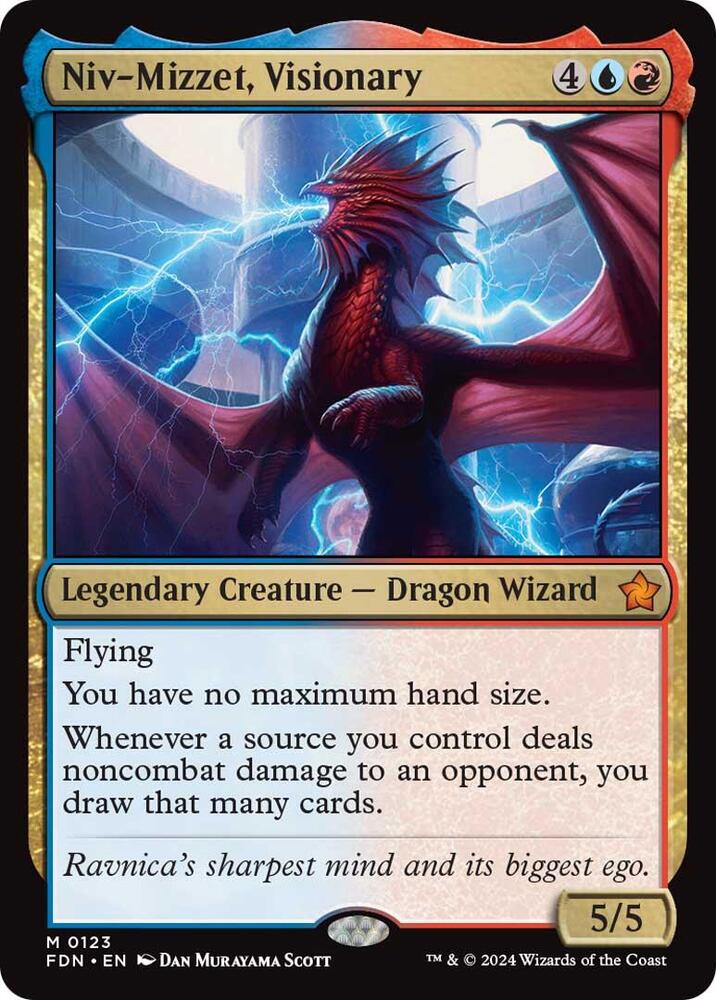 Niv-Mizzet, Visionary [Foundations] 123