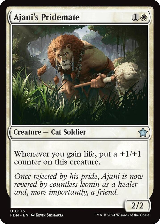 Ajani's Pridemate [Foundations] 135