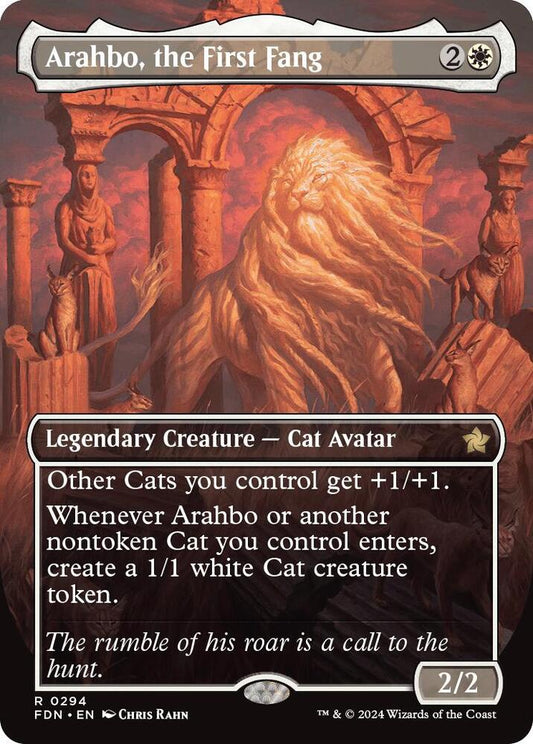 Arahbo, the First Fang (Borderless) [Foundations] 294