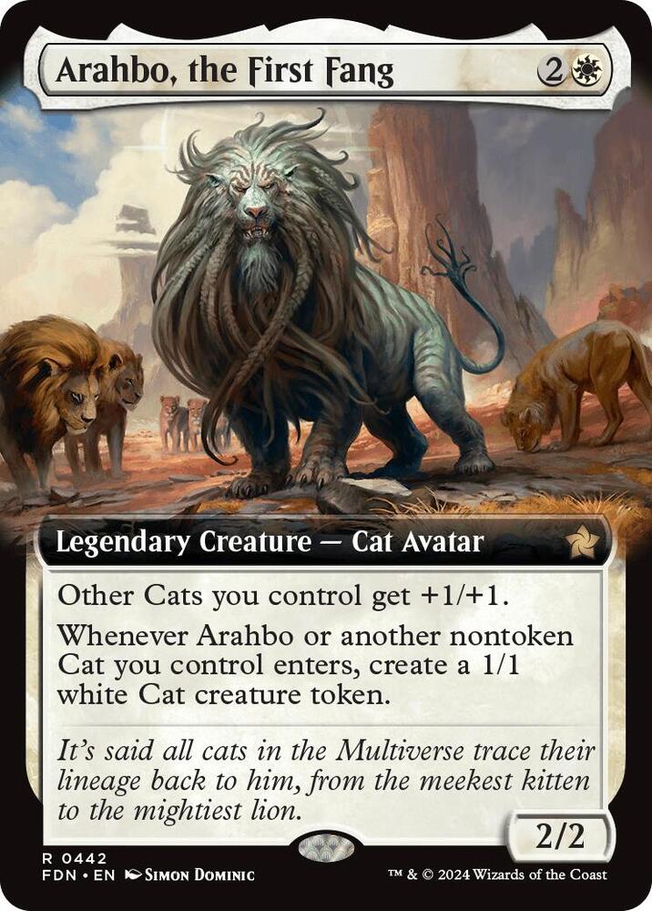 Arahbo, the First Fang (Extended Art) [Foundations] 442