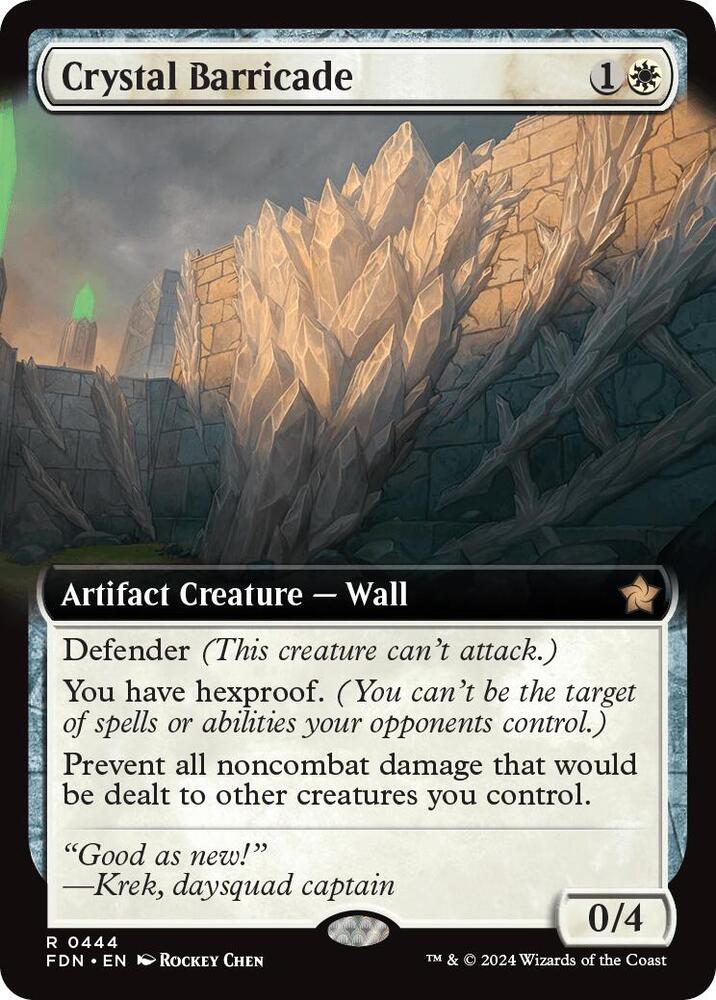 Crystal Barricade (Extended Art) [Foundations] 444