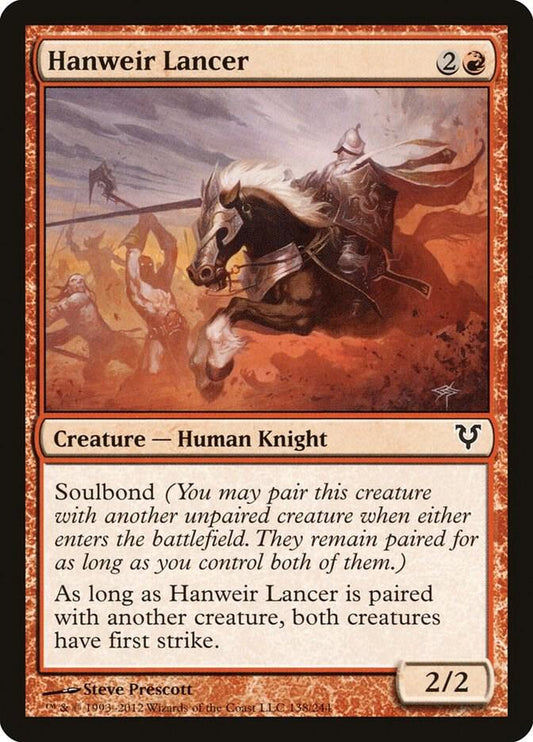 Hanweir Lancer [Avacyn Restored] 138