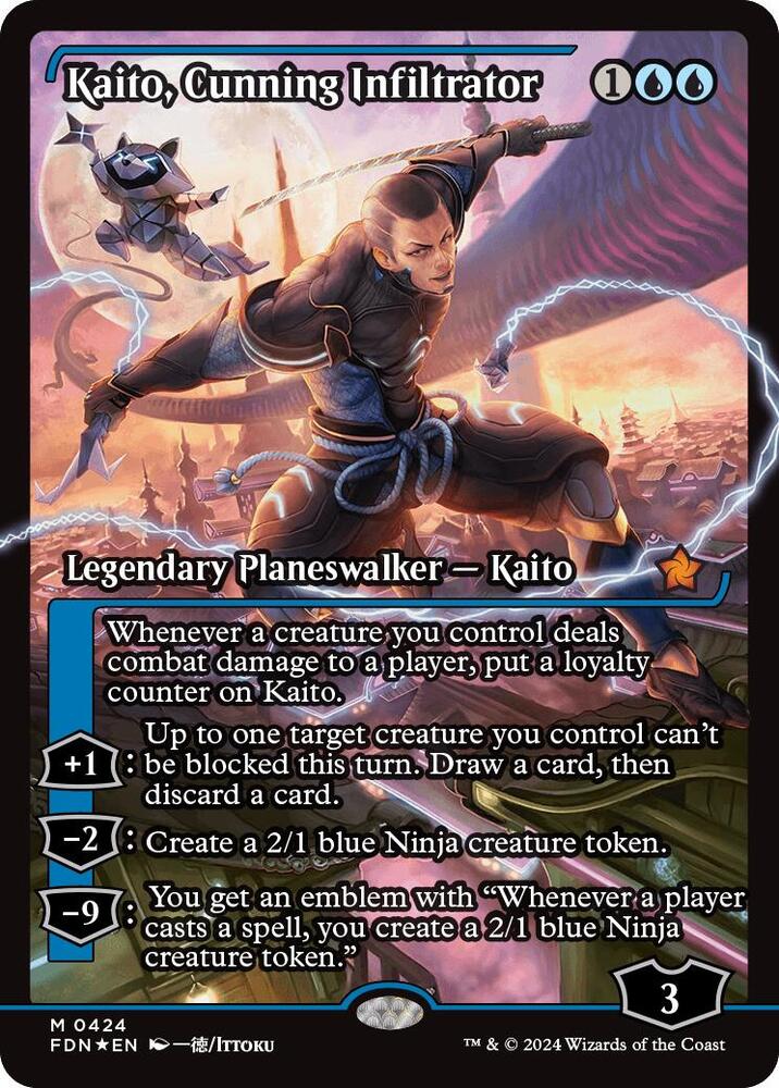Kaito, Cunning Infiltrator (Showcase) [Foundations] 424