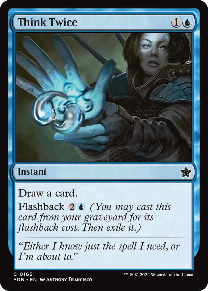 Think Twice [Foundations] 165