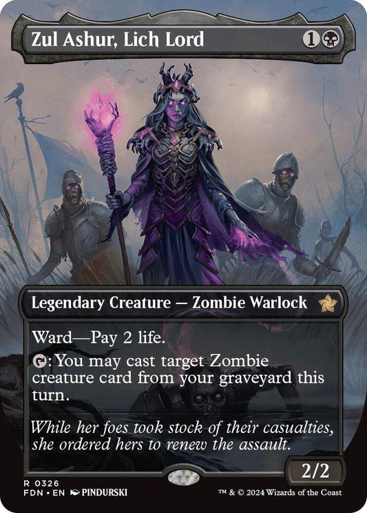 Zul Ashur, Lich Lord (Borderless) [Foundations] 326