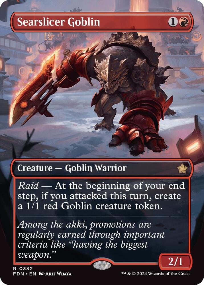 Searslicer Goblin (Borderless) [Foundations] 332