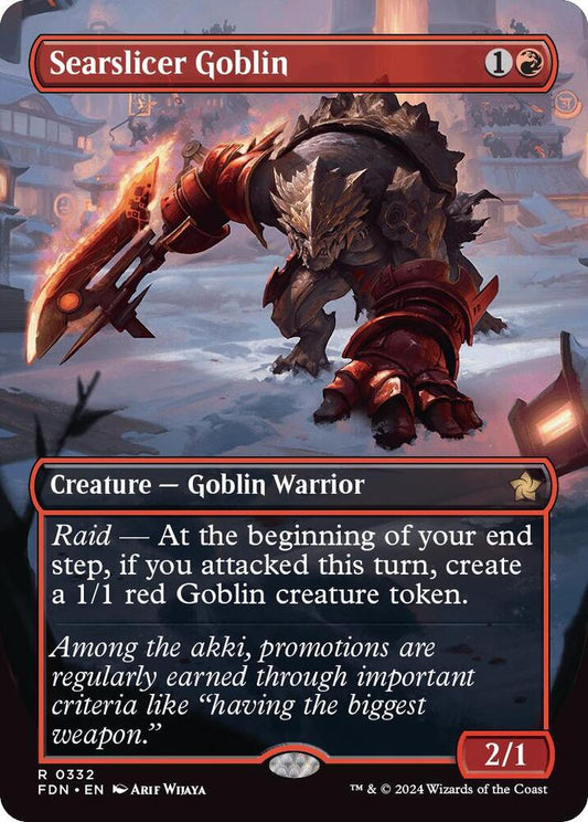 Searslicer Goblin (Borderless) [Foundations] 332