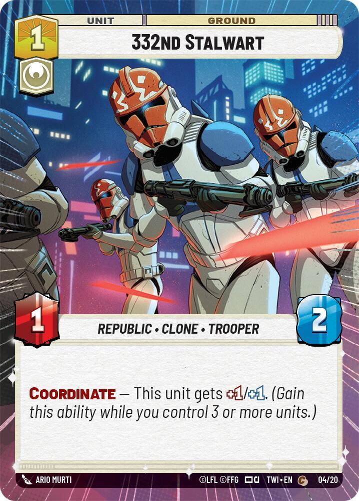 332nd Stalwart (Hyperspace) [Twilight of the Republic: Weekly Play Promos] 04/20