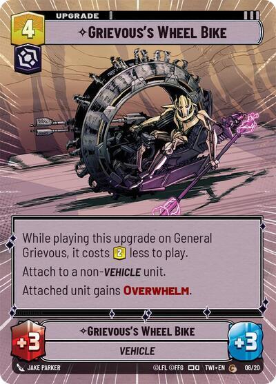 Grievous's Wheel Bike (Hyperspace) [Twilight of the Republic: Weekly Play Promos] 06/20