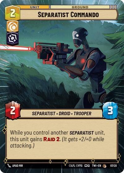 Separatist Commando (Hyperspace) [Twilight of the Republic: Weekly Play Promos] 07/20