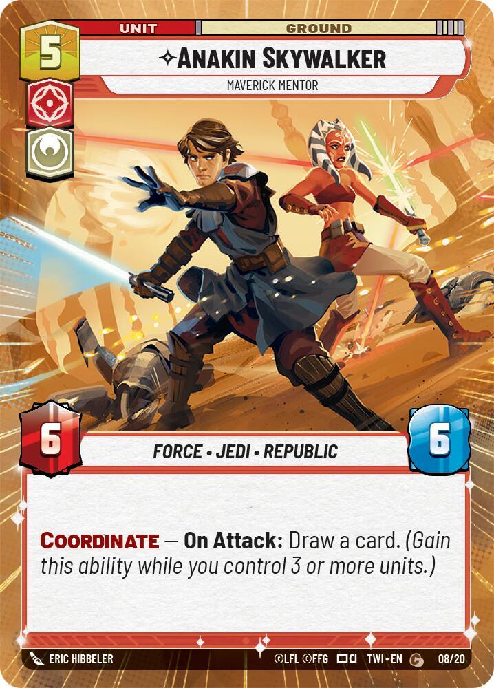 Anakin Skywalker - Maverick Mentor (Hyperspace) [Twilight of the Republic: Weekly Play Promos] 08/20
