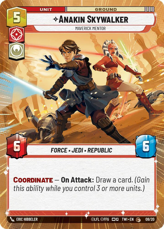 Anakin Skywalker - Maverick Mentor (Hyperspace) [Twilight of the Republic: Weekly Play Promos] 08/20