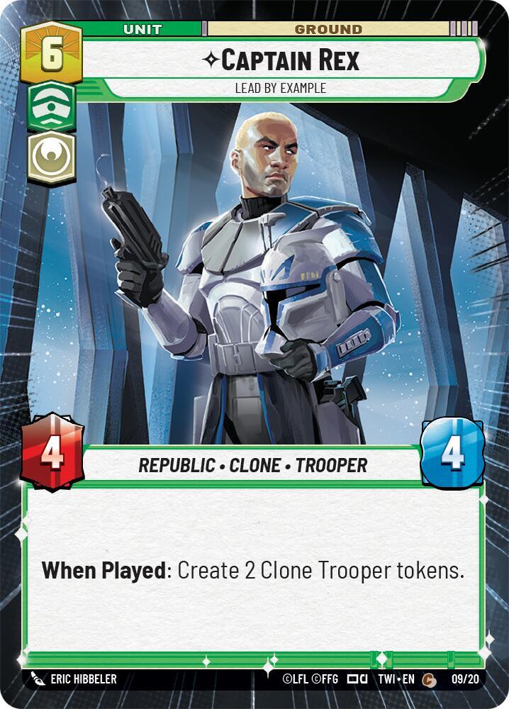 Captain Rex - Lead by Example (Hyperspace) [Twilight of the Republic: Weekly Play Promos] 09/20