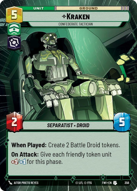 Kraken - Confederate Tactician (Hyperspace) [Twilight of the Republic] 356