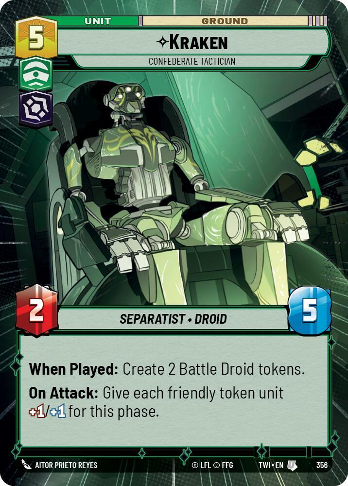 Kraken - Confederate Tactician (Hyperspace) [Twilight of the Republic] 356