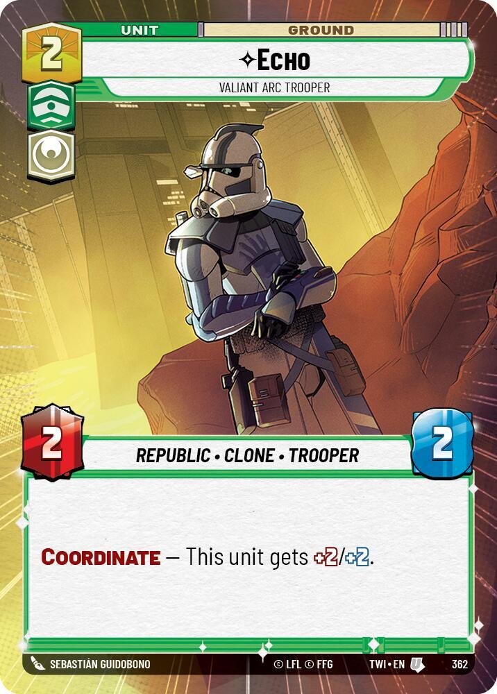 Echo - Valiant ARC Trooper (Hyperspace) [Twilight of the Republic] 362