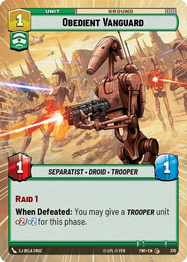 Obedient Vanguard (Hyperspace) [Twilight of the Republic] 375