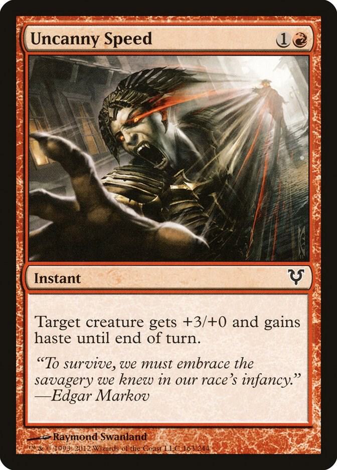 Uncanny Speed [Avacyn Restored] 163