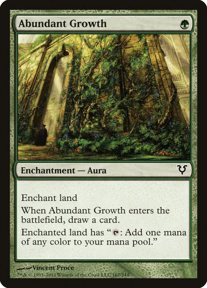 Abundant Growth [Avacyn Restored] 167