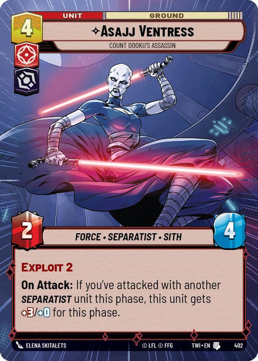 Asajj Ventress - Count Dooku's Assassin (Hyperspace) [Twilight of the Republic] 402