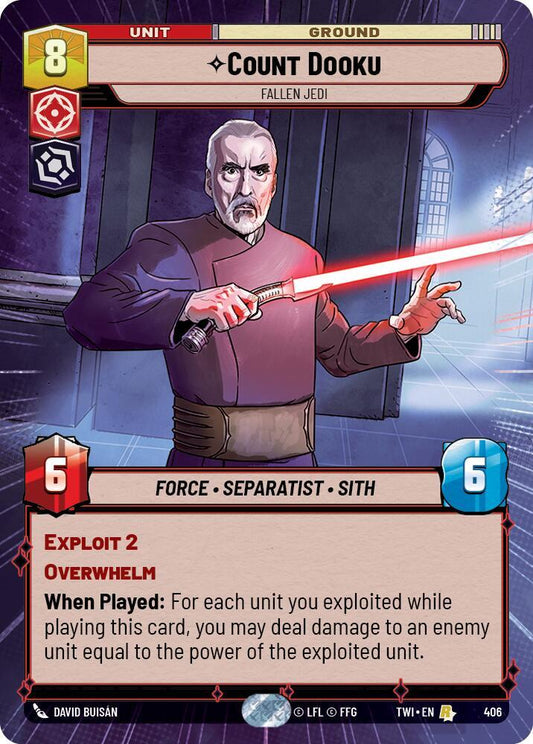 Count Dooku - Fallen Jedi (Hyperspace) [Twilight of the Republic] 406