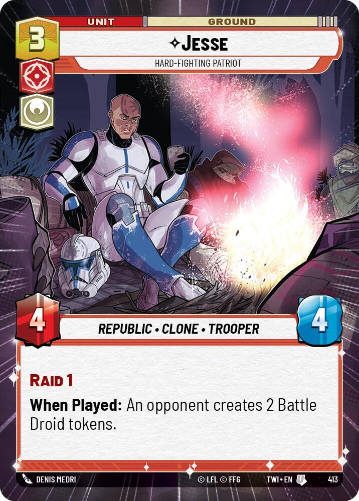 Jesse - Hard-Fighting Patriot (Hyperspace) [Twilight of the Republic] 413