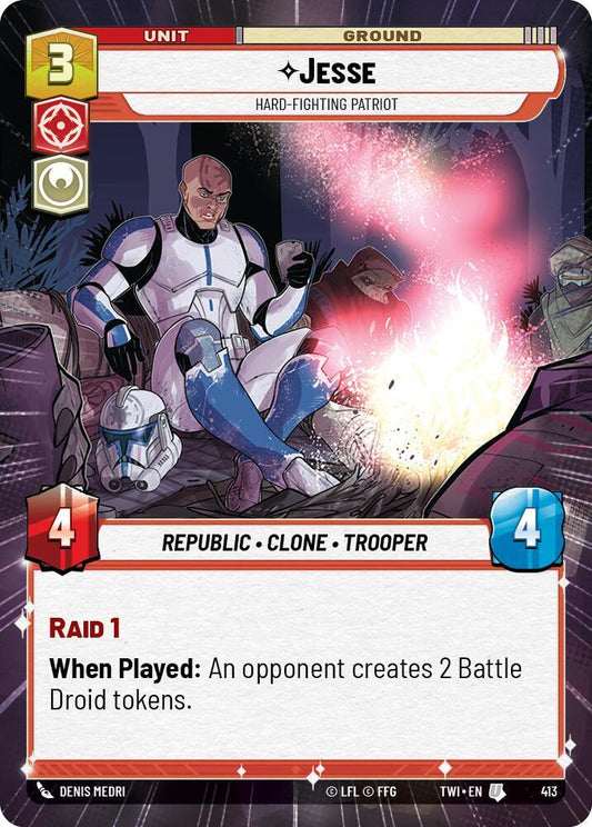 Jesse - Hard-Fighting Patriot (Hyperspace) [Twilight of the Republic] 413